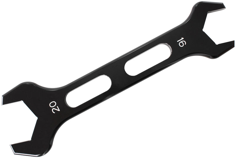 DOUBLE ENDED PRO SPANNER SINGLBLACK SPANNER -16AN TO -20AN