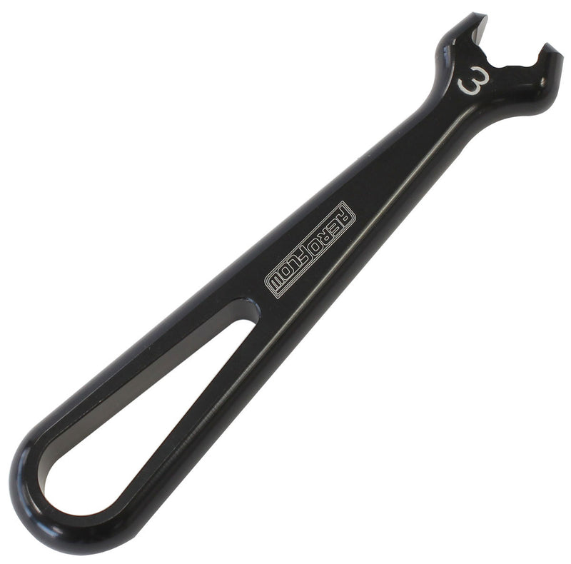 ALLOY PRO WRENCH SINGLE -3AN  BLACK SINGLE -3AN PRO WRENCH