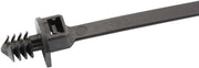 FIR TREE CABLE TIE 4.8x210mm  FIXED 100 PACK BLACK ZIP TIES