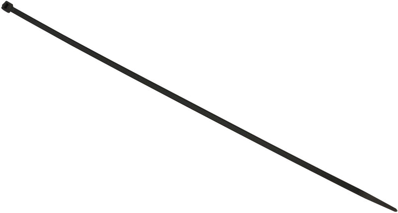 HIGH TEMP CABLE TIES 4.8x380mm1000 PACK BLACK ZIP TIE PA46