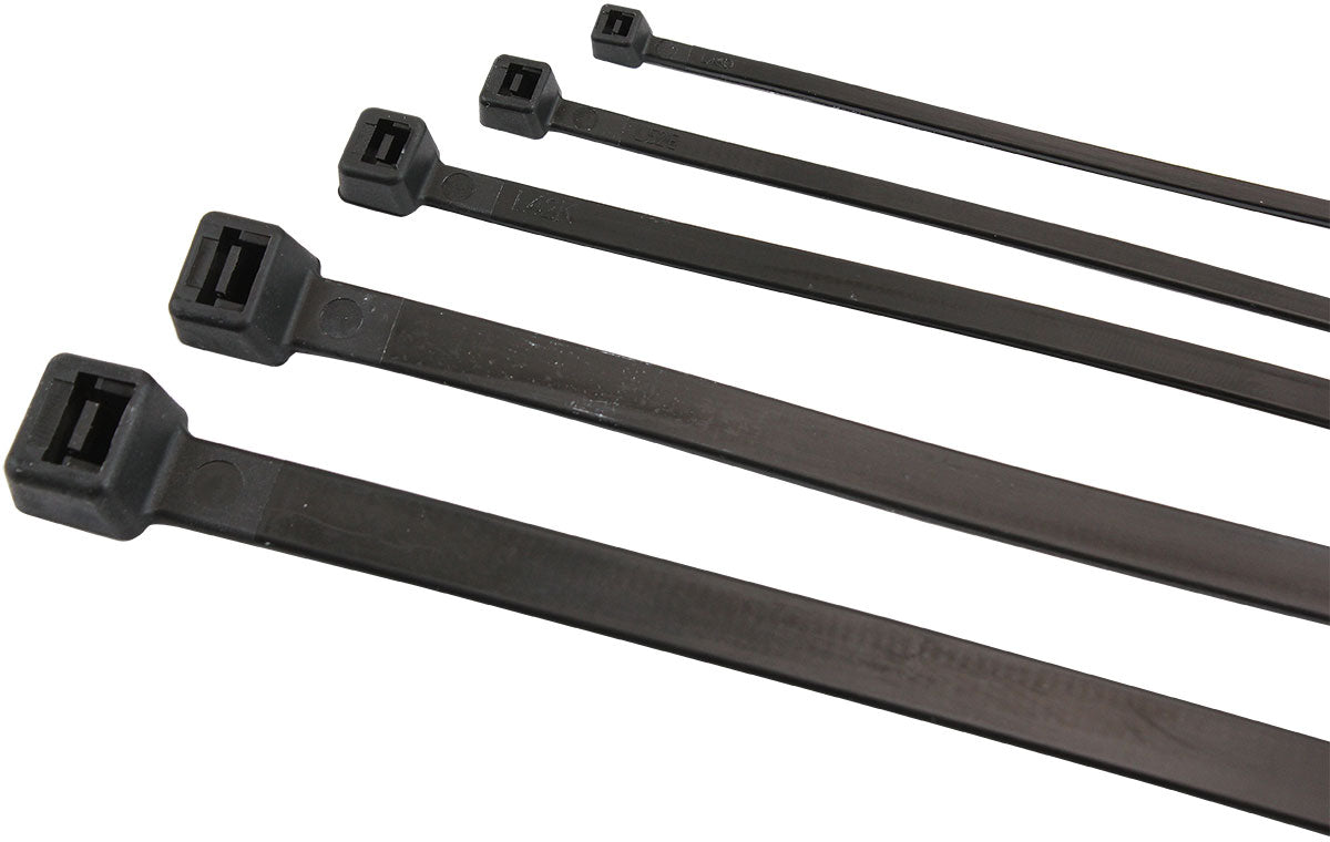 CABLE TIES BULK MULTI PACK    PA66 BLACK VARIOUS SIZES 500