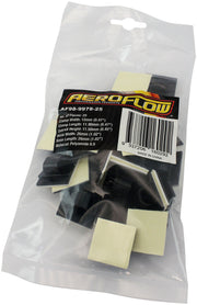 CABLE TIE MOUNT CLAMPS 8mm MAXBUNDLE PA66 3M ADHESIVE 25 PAC