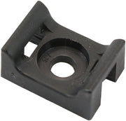 CABLE TIE SCREW MOUNTS 17mm x 12.9mm M3 HOLE PA66 25 PACK