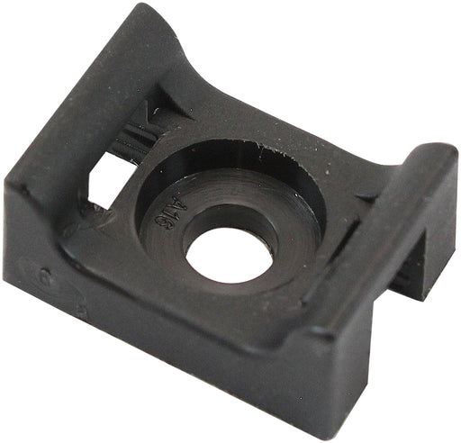 CABLE TIE SCREW MOUNTS 17mm x 12.9mm M3 HOLE PA66 25 PACK