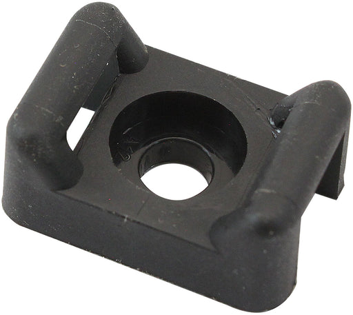 CABLE TIE SCREW MOUNTS 21mm x 10.1mm M5 HOLE PA66 100 PACK