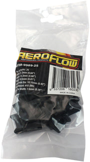 CABLE TIE SCREW MOUNTS 21mm x 10.1mm M5 HOLE PA66 25 PACK