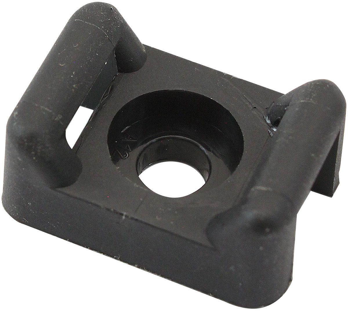 CABLE TIE SCREW MOUNTS 21mm x 10.1mm M5 HOLE PA66 50 PACK