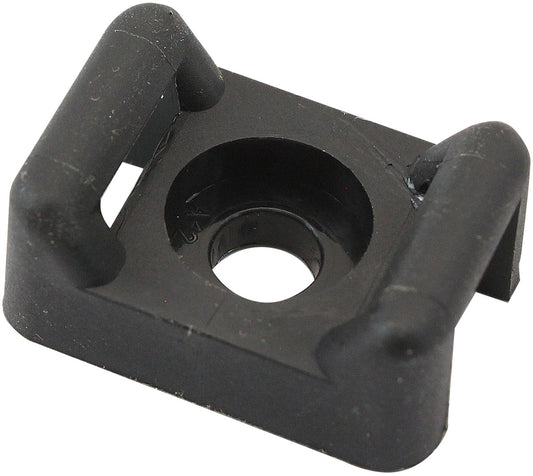 CABLE TIE SCREW MOUNTS 21mm x 10.1mm M5 HOLE PA66 50 PACK