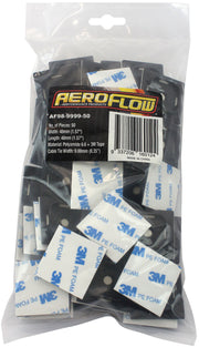 CABLE TIE MOUNTS 40mm x 40mm  NYLON 3M PAD MOUNT BLACK