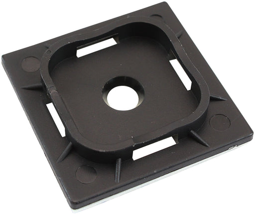 CABLE TIE MOUNTS 40mm x 40mm  NYLON 3M PAD MOUNT BLACK