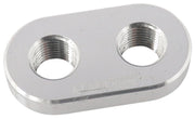 WELD IN ALLOY PLATE 1/8" NPT  x 2 PORTS VACUUM INTERCOOLER