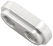 WELD IN ALLOY PLATE 1/8" NPT  x 2 PORTS VACUUM INTERCOOLER