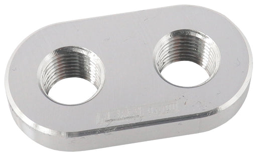 WELD IN ALLOY PLATE 1/8" NPT  x 2 PORTS VACUUM INTERCOOLER