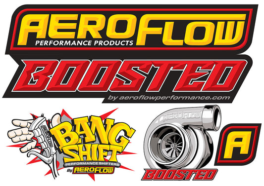 ASSORTED STICKER SHEET BOOSTEDAEROFLOW BANG SHIFT A4 SHEET