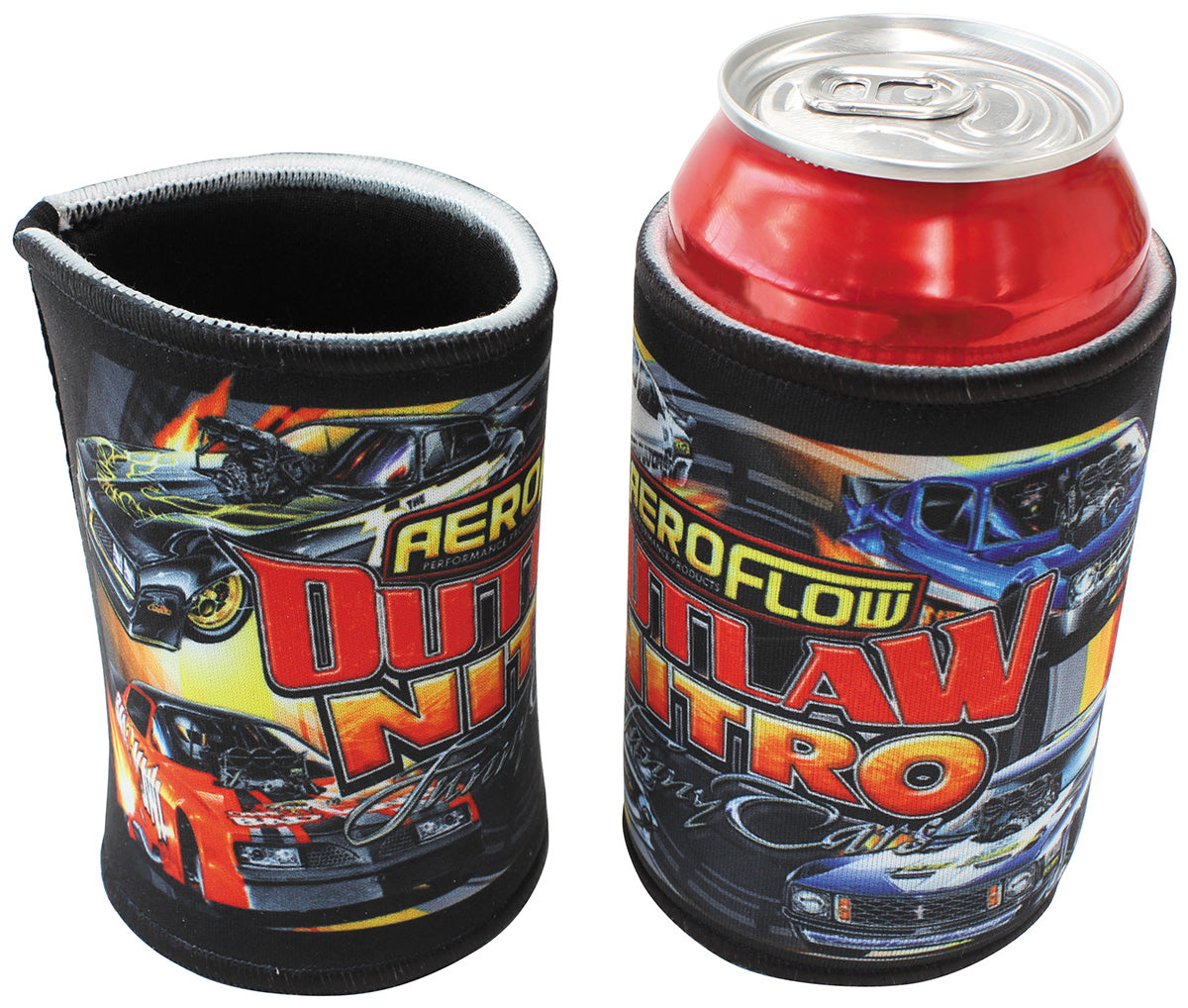 AEROFLOW OUTLAW NITRO FUNNY   STUBBY COOLER OBK RD LB TB