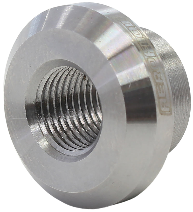 FEMALE WELD ON BUNG, M10x1.0  THREAD, STEEL