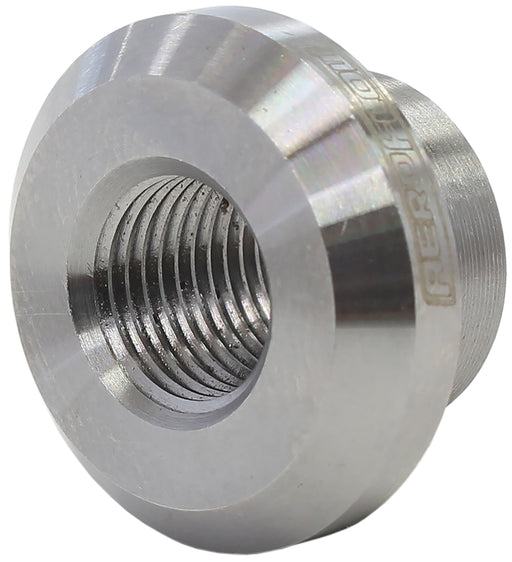 FEMALE WELD ON BUNG, M10x1.0  THREAD, STEEL