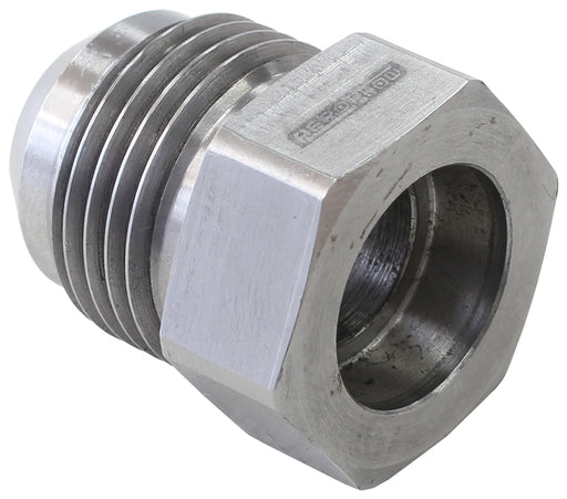 STEEL HEX WELD ON MALE BUNG   SUITS 1/2 HARD LINE -8AN MALE