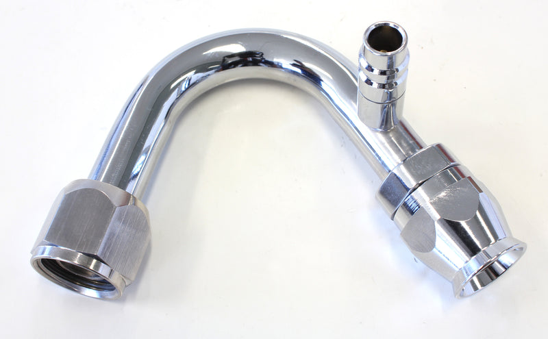 -10 A/C W/CHARGE PORT 135 DEG STAINLESS