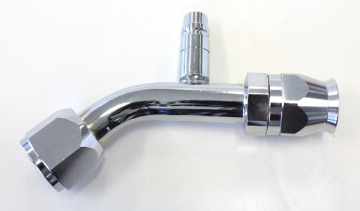 -10 A/C W/CHARGE PORT 45 DEG  STAINLESS