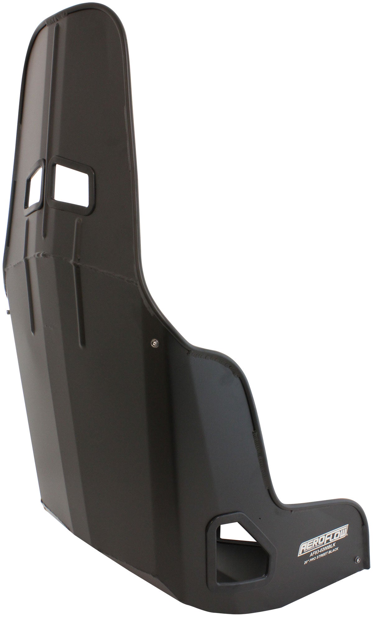 PRO STREET ALUMINIUM RACE SEAT20" HIP WIDTH BLACK FINISH