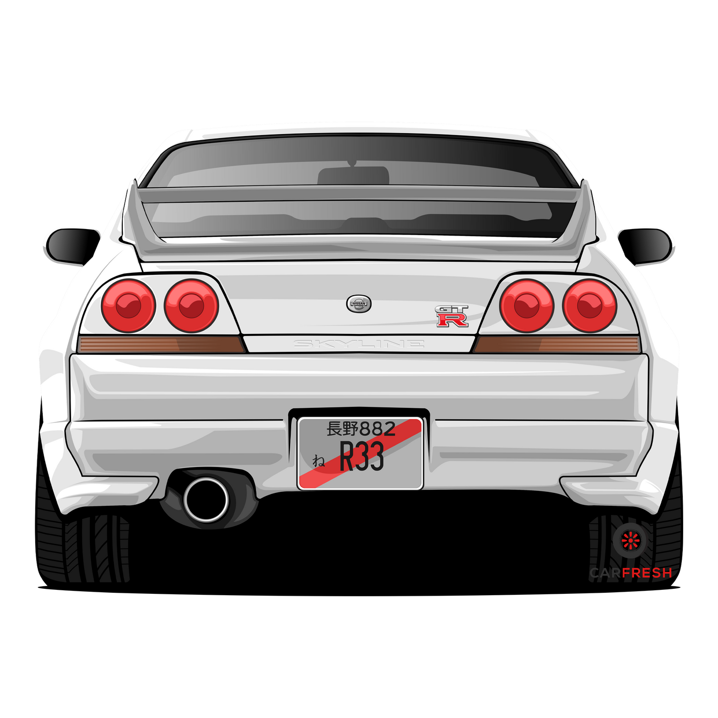 R33 GTR CARFRESH AIR FRESHNER