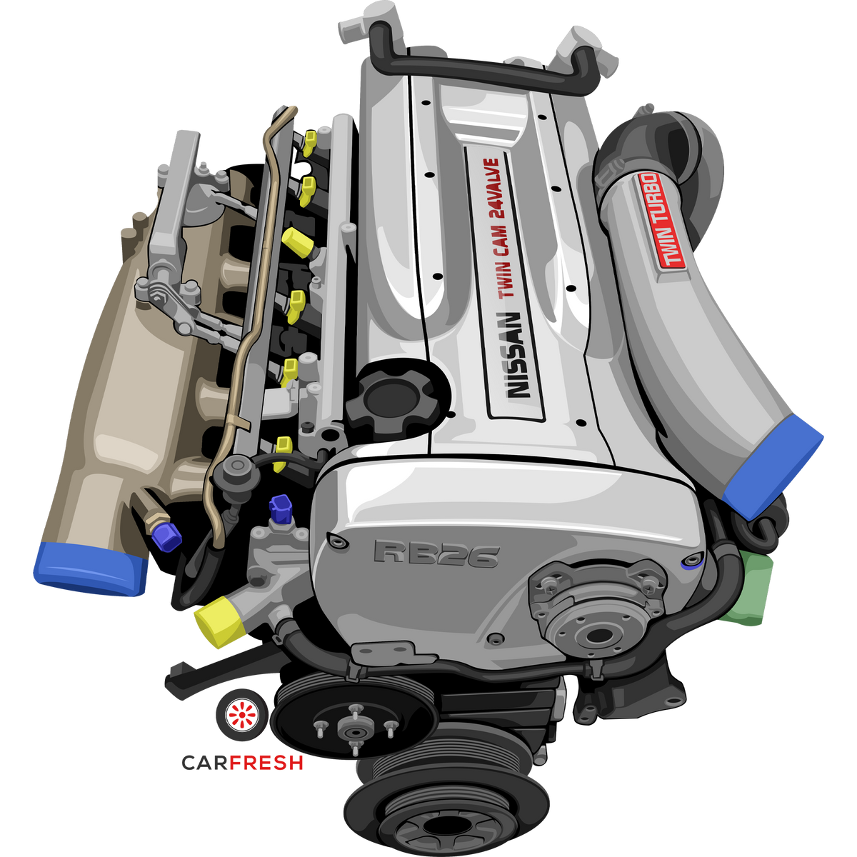 RB26 ENGINE CARFRESH AIR FRESHNER — SpeedSpec