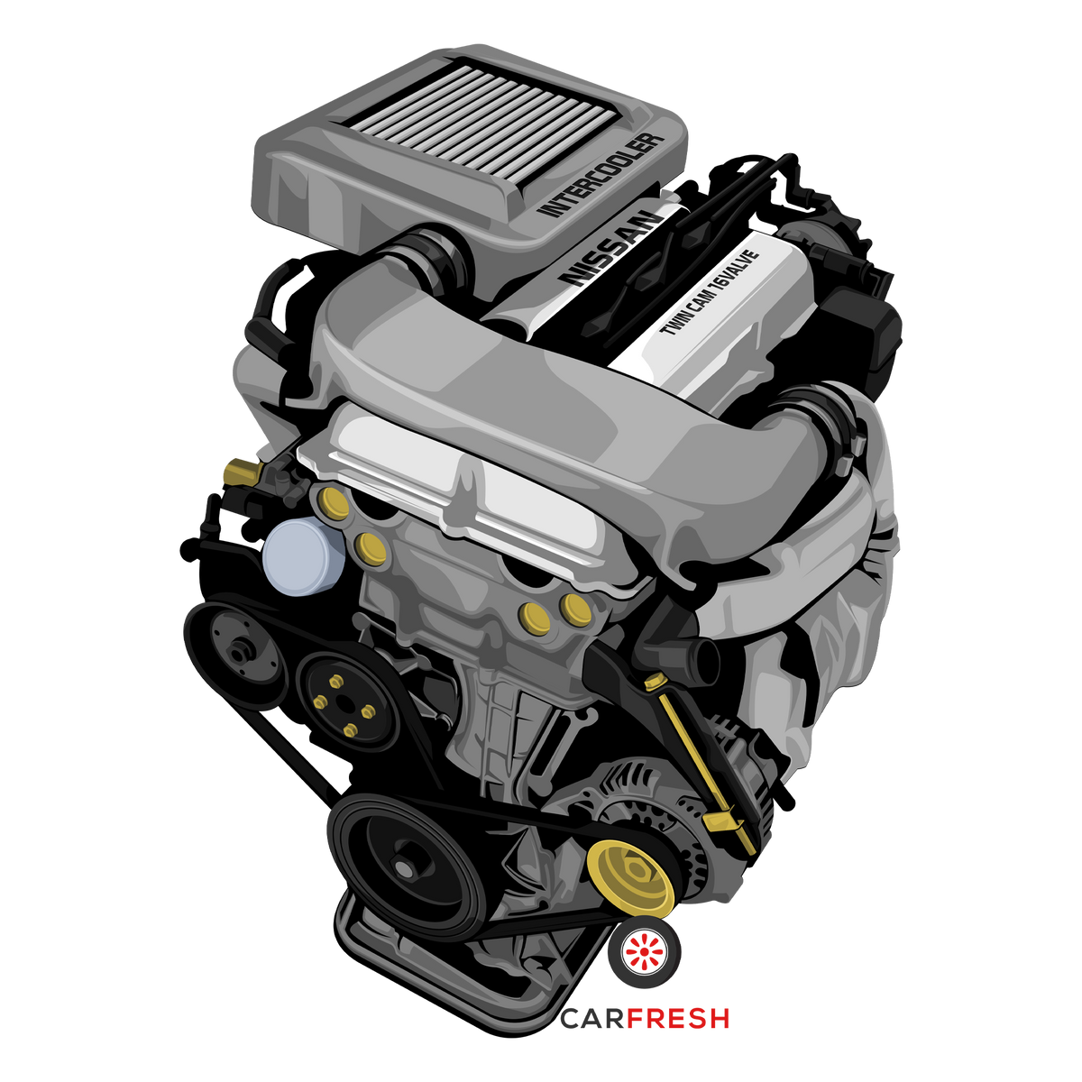 Str20 Car SR20DET ENGINE CARFRESH AIR FRESHNER — SpeedSpec