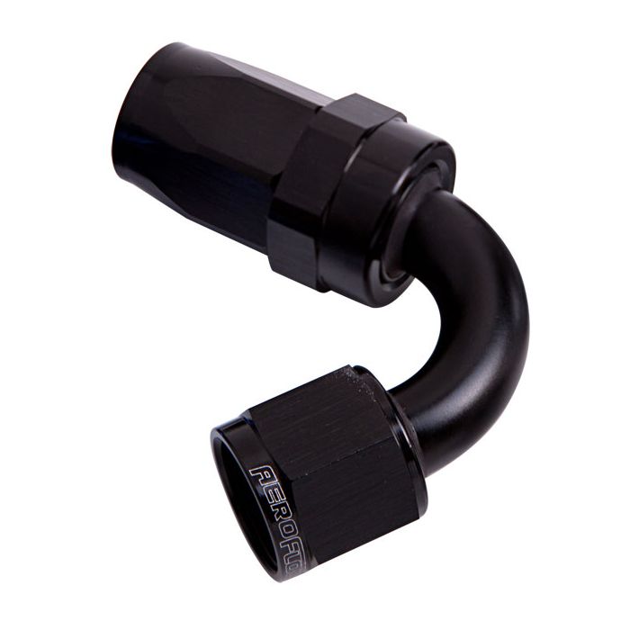 AEROFLOW 100 SERIES 120Â° AN ADAPTER - BLACK