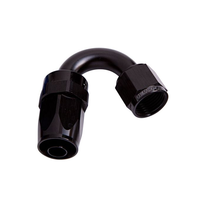 AEROFLOW 100 SERIES 150Â° AN ADAPTER - BLACK