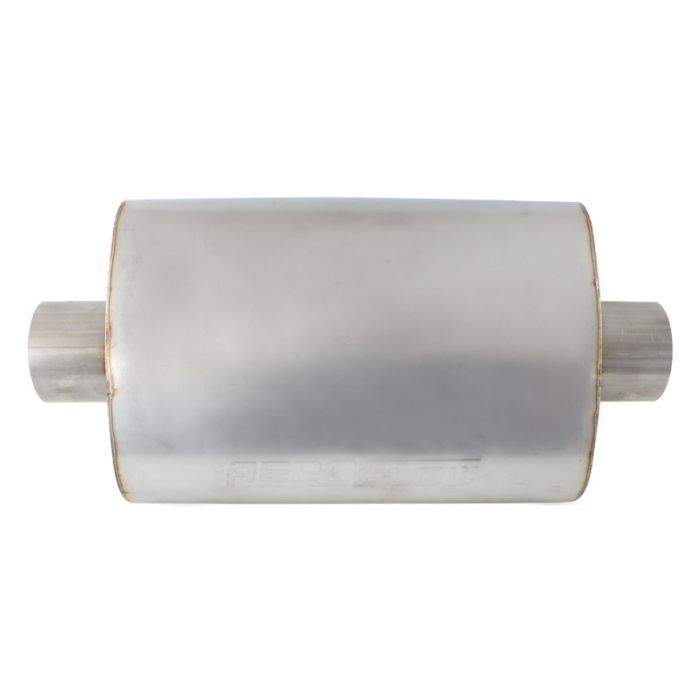 2.5" STAINLESS STEEL AEROFLOW 5500 SERIES MUFFLERS - CENTER INLET/CENTER OUTLET