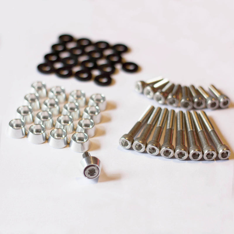 CA18 ROCKER COVER BOLT KIT BILLET WASHERS