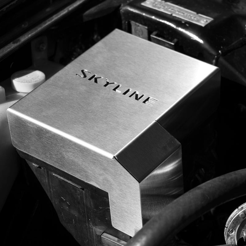 R33/R34 SKYLINE STAINLESS STEEL FUSE BOX COVER
