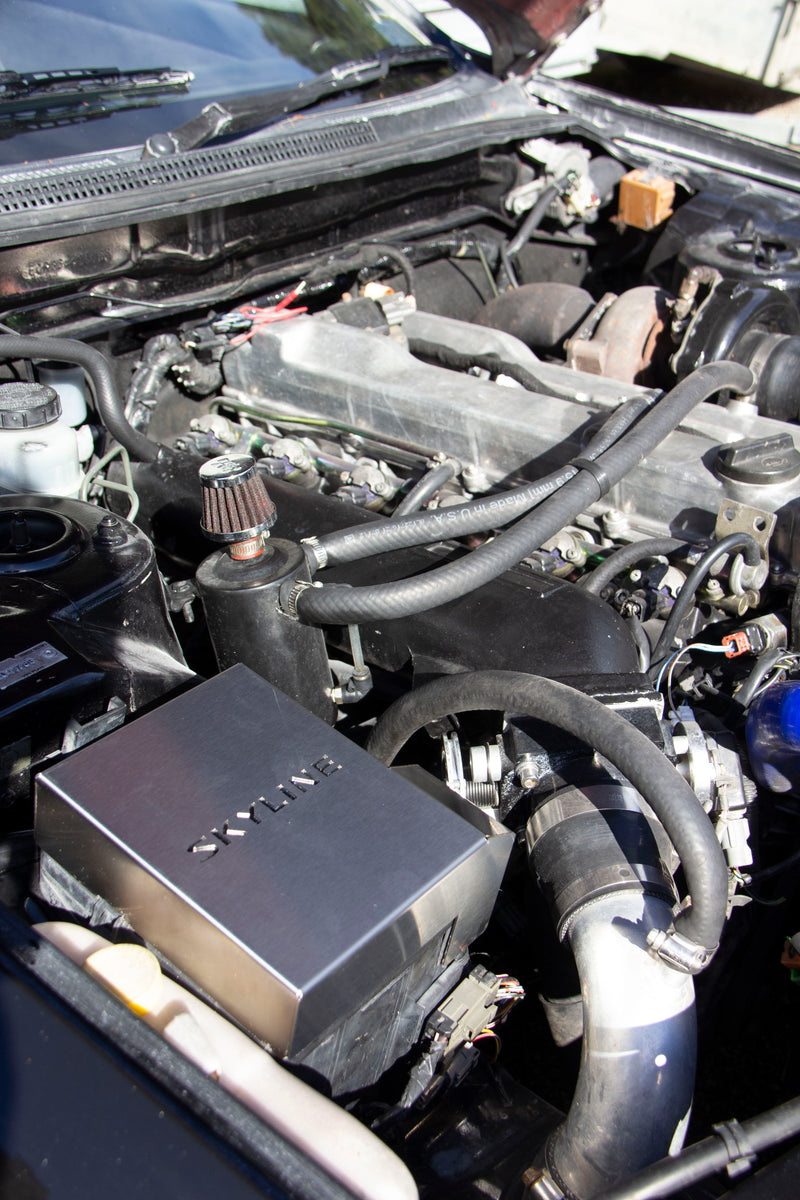 R33/R34 SKYLINE STAINLESS STEEL FUSE BOX COVER